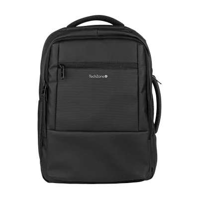 Backpack URBANBIZ TZLBP32 TECHZONE 16 - resistente a salpicaduras 100 Poliéster, color Negro, GARANTIA LIMITADA DE POR VIDA 16 pulgadas