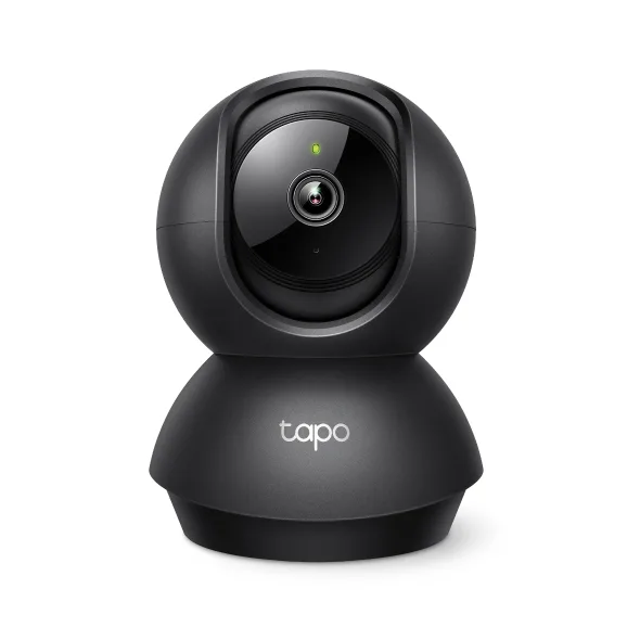 Cámara de Vigilancia Wi-Fi HD de 360 Grados con IA y Detección de Llanto de Bebé TP-LINK Inalámbrico y alámbrico TAPO C201