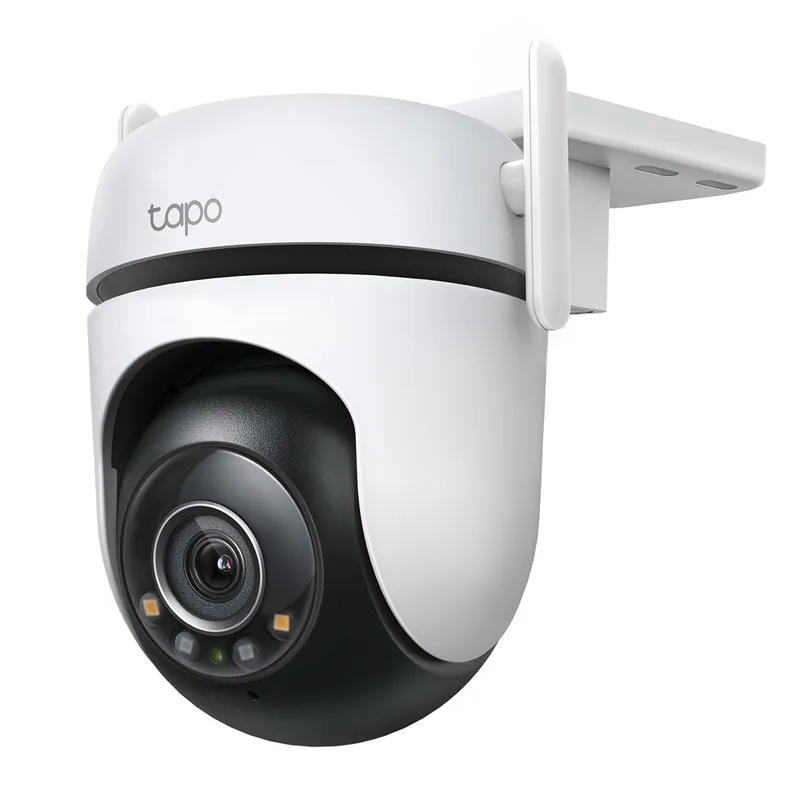 Smart Home Wired Camera TP LINK Camara IP Tapo C520WS WIFI Exterior 360 Panoramica Vision Nocturna A Color IP66 Almacenamiento De Hasta 512GB 2K Qhd Deteccion Personas,mascotas. Autos