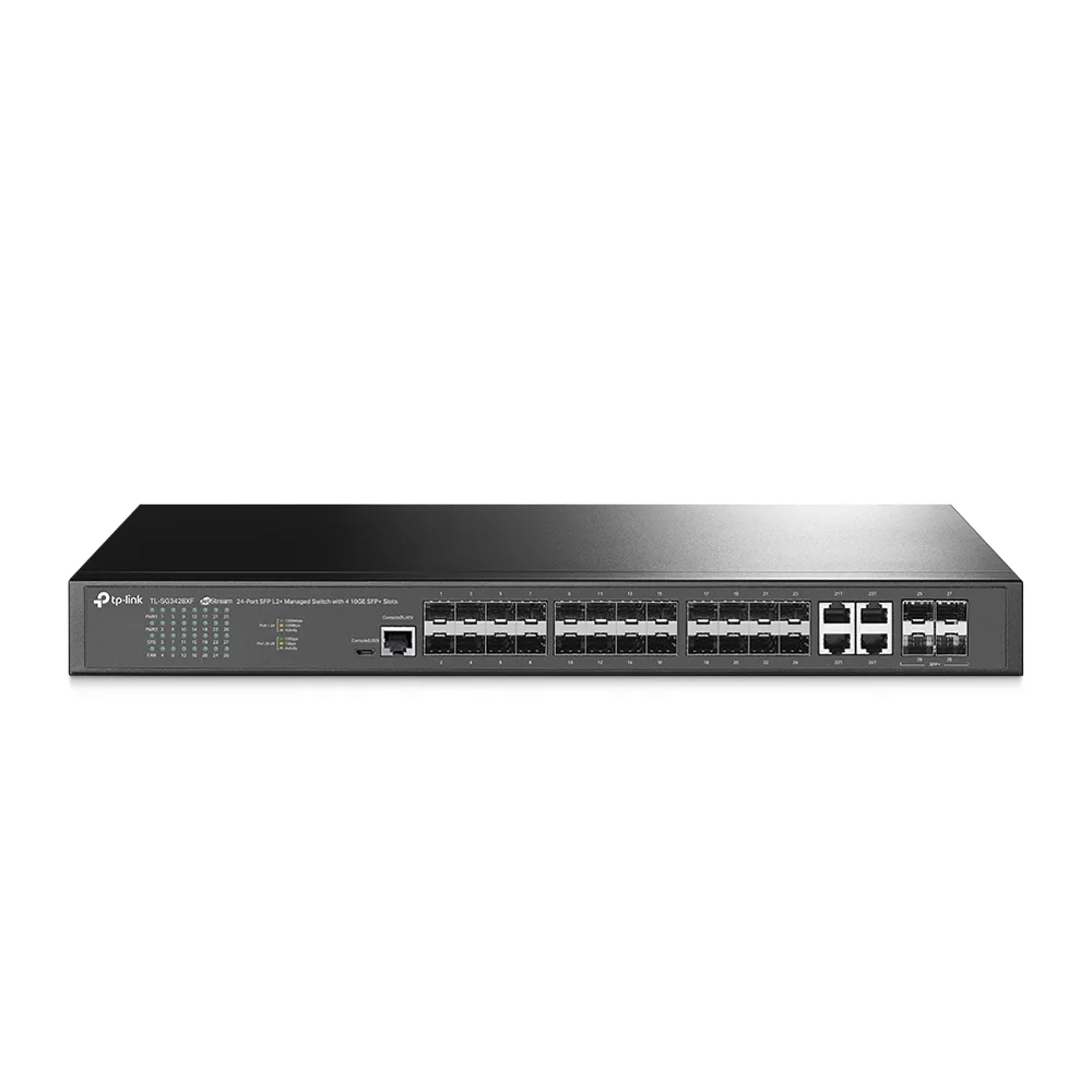 Equipo de Red Switch TP LINK Switch Tp-Link SG3428XF Gigabit Administrable 24 Puertos Sfp L2 4 Ranuras 10GE Sfp
