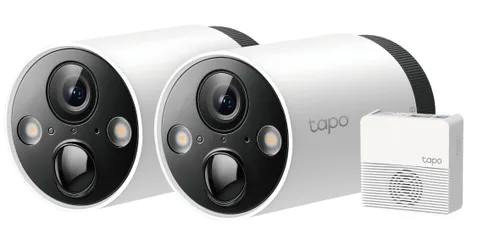 Sistema de camaras de seguridad TP-LINK Tapo C420S2 - Interior y exterior, Inalámbrico, 2, 2560 x 1944 pixeles