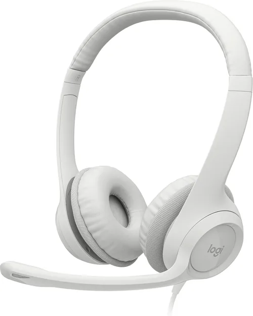 Audifonos Y Micro Audifono Con Microfono LOGITECH H390 Supresion De Ruido Control De Volumen USB Blanco