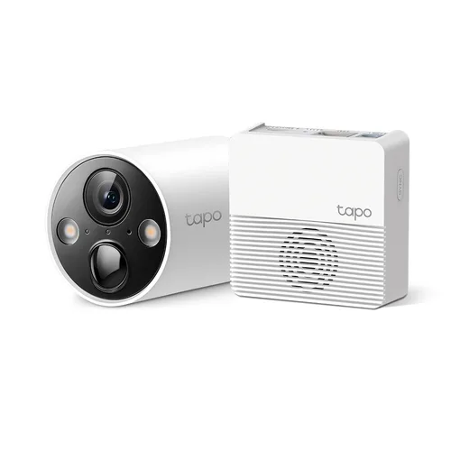 Smart Home Battery Camera TP LINK Camara Tp-Link Tapo C420S1 Para Exterior WIFI Con Bateria Recargable Resolucion 2K 1080P IP65 A Prueba De Agua Vision Nocturna Audio Bidireccional Duracion Bateria Hasta 180 Dias