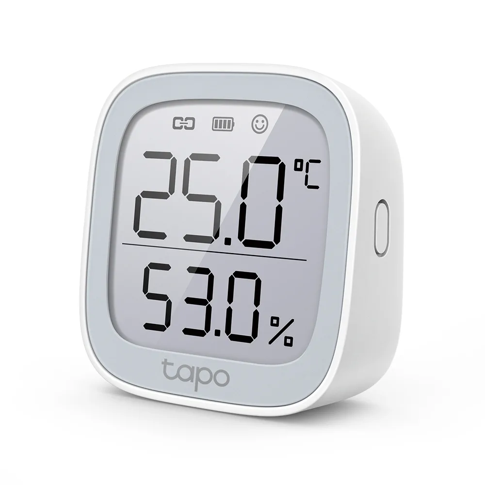 Smart Home Home Automations TP LINK Sensor Inteligente Tp-Link Tapo T315 Sensor Temperatura Y Humedad Pantalla 2,78243 De Tinta Electronica Bateria Larga Duracion Hasta 2 Años Sensor Alta Precision Se Requiere Tapo Hub