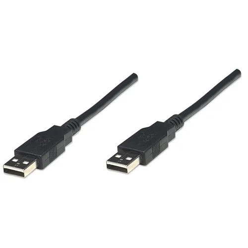 Cables Cable De Datos MANHATTAN ,306089, V2.0 A-A 1.8M, Negro
