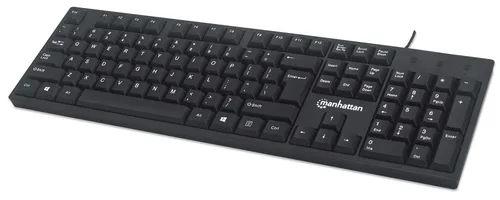 Teclado Basico MANHATTAN ,179324, Mx USB Cableado