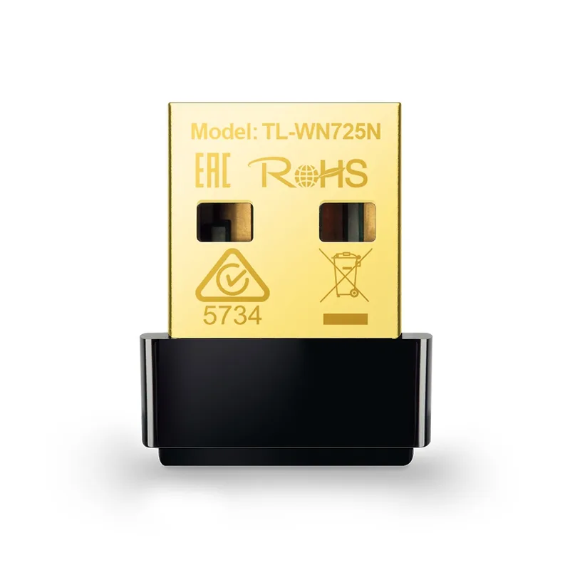 Equipo de Red Tarjetas De Red TP LINK Tarjeta De Red Tp-Link Tl-WN725N USB Inalambrica 150 Mbps Tamano Nano