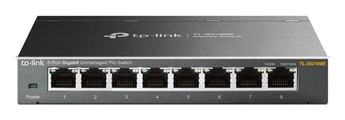 Switch Gigabit 8 Tp-link TL-SG108E Negro