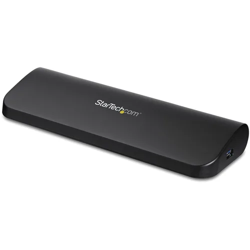 Replicador de puertos StarTech.com - 5 Gbit/s, Negro 5000 Mbit/s USB3SDOCKHDV