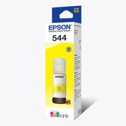 Consumible Tanque EPSON Modelo T544 Amarillo, Tinta Dye, Para L1210, L3210, L3250, L3110, L3150, L5190
