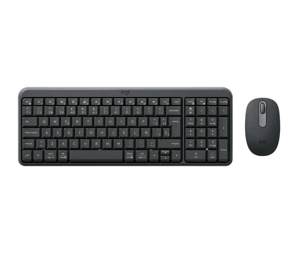 Teclado y mouse Logitech MK250 920-013513 Negro