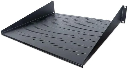 712514 Charola fija 19 - 2U, Ventilada, Negro. Para montaje en pared y gabinetes con un mínimo de 520 mm de profundidad INTELLINET 25 kg