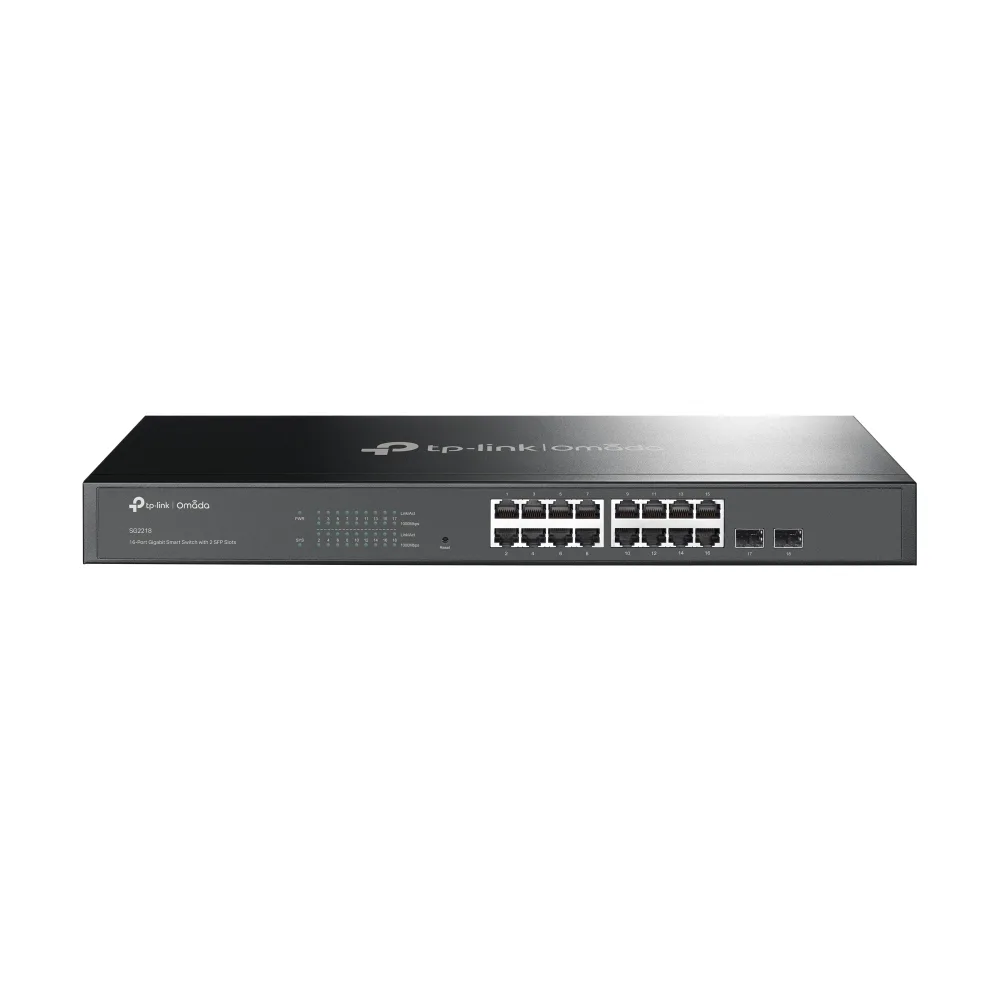 Switch Smart Gigabit TP-LINK SG2218 - Negro, 16 Omada