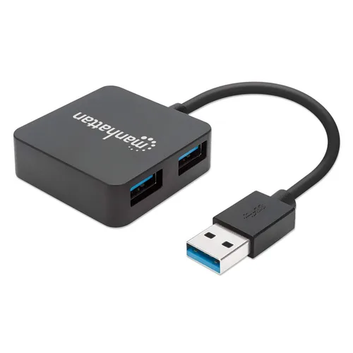 Accesorio Hub USB MANHATTAN ,162296, V3.0 4 Ptos Mini