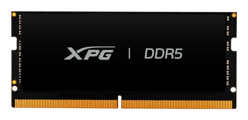 MEMORIA ADATA XPG HUNTER SODIMM DDR5 16GB 5600MHZ CL 46-45-45 1.1V LAPTOP GAMERS COLOR NEGRA AX5S5600C4616G SBHT