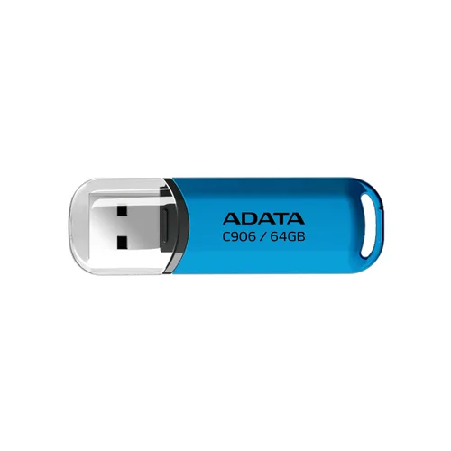 Memoria USB ADATA C906 - Azul, 64 GB, USB tipo A AC906-64G-RWB