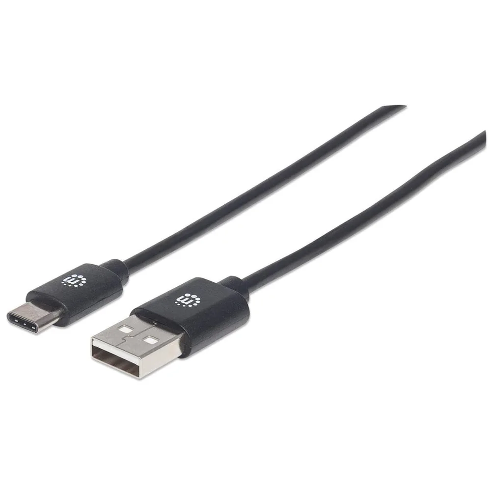 Cables Cable De Datos MANHATTAN ,354929,-C V2.0, C-A 2.0M Negro 480MBPS