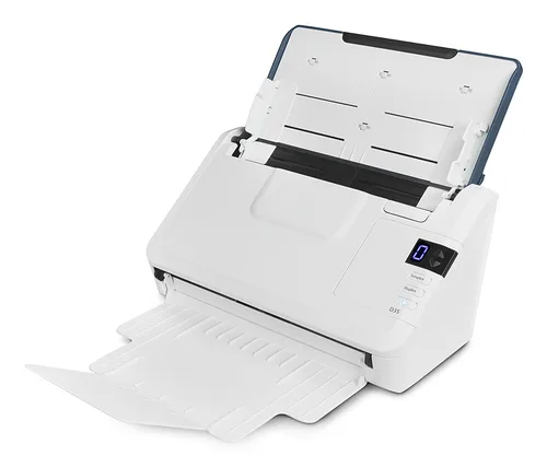 Xerox® Documate D35 - Velocidad 45 ppm / 90 ipm B/N grises; 35 ppm / 70 ipm en color, bandeja ADF de 50 hojas. Ciclo de trabajo diario 8000 hojas
