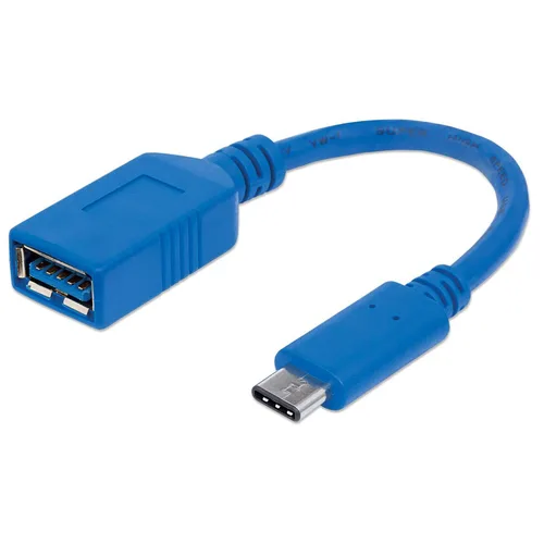 Cables Cable De Datos MANHATTAN ,353540,-C V3.1, C-Ah 15CM,MACHO-Hembra