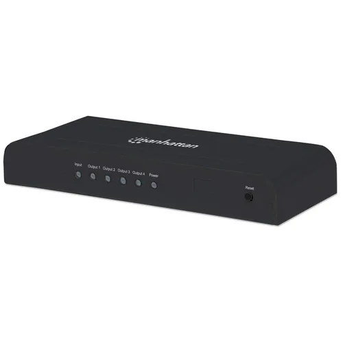 207515 Video Splitter HDMI 4K de 4 puertos; Multiplica una señal de audio/video digital de alta definición hasta para cuatro pantallas HDMI 4K