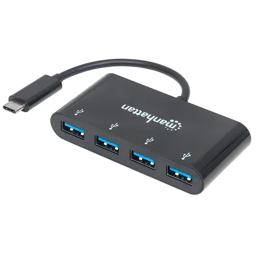 Accesorio Hub USB MANHATTAN ,162746,-C 4 Ptos A