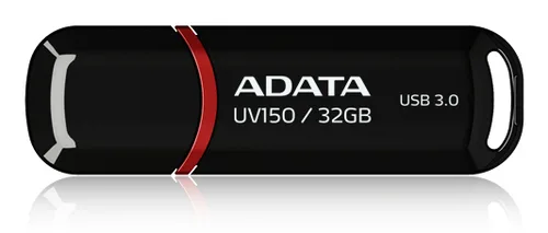 Memoria USB ADATA UV150 - Naranja, 32 GB, USB 3.2 (retrocompatible con 3.0 y 2.0), 100 MB/s AUV150-32G-RBK