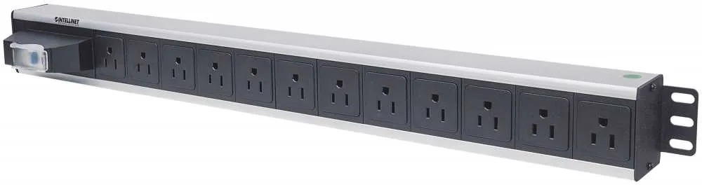 BARRA PDU,INTELLINET,713955, 12 CONT. GAB/RACK, VERTICAL, CONTRA CORTO CIRCUITO