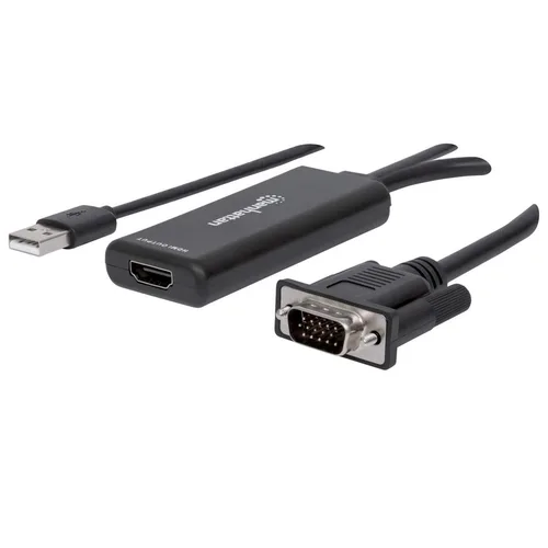 Accesorio Conectividad MANHATTAN ,152426, Svga+audio USB A HDMI