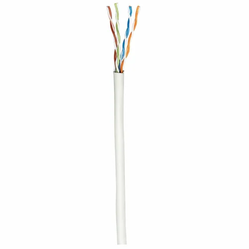 Bobina de cable de red UTP - Multifilar, 704830, Aluminio con recubrimiento de Cobre (CCA), 100 m, CAT 5e, Color Gris, 4 pares, 26 AWG INTELLINET