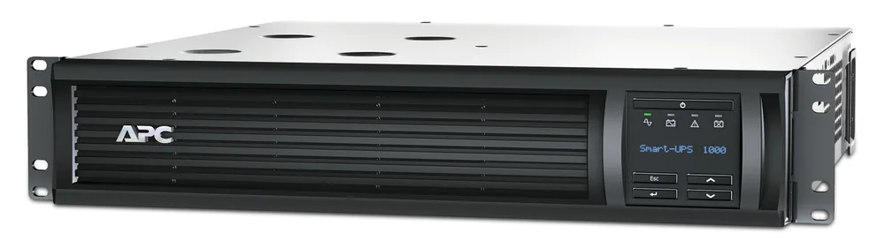 No Break Capacidad 1000 VA 700 watts - 120V, C APC SMT1000RM2UC, 1000 VA, 700 W, 3 h, Negro, Industrial y Oficina