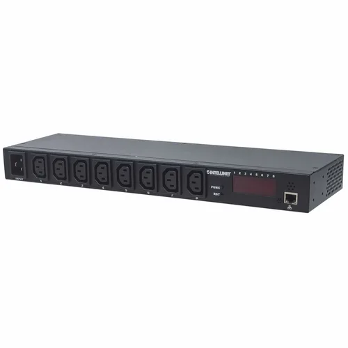 BARRA PDU,INTELLINET,163682, 8 CONT. GAB/RACK 19, 1U, INTELIGENTE CON MONITOREO