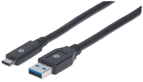 Cables Cable De Datos MANHATTAN ,354981,-C V3.1, C-A 3.0M Negro