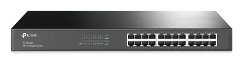Switch TP-LINK - Negro, 10/100/1000 Mbps, 24ptos, Rack TL-SG1024