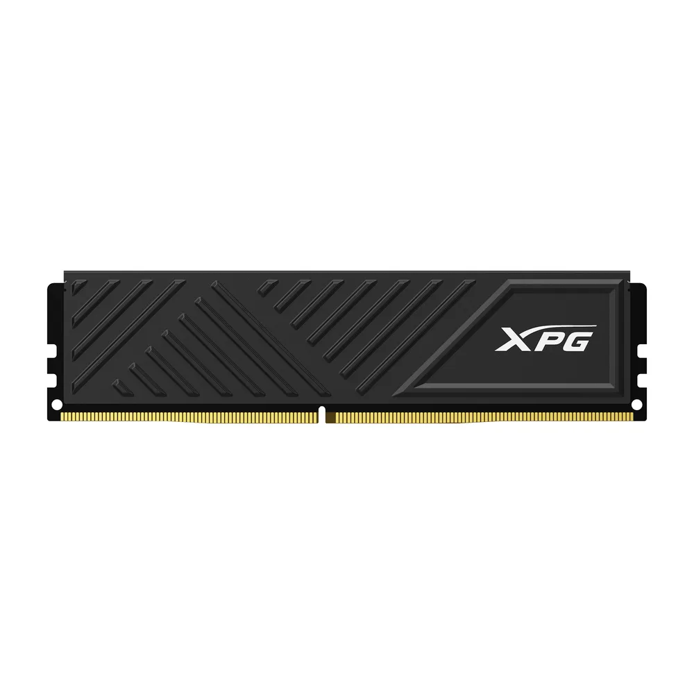 MEMORIA XPG GAMMIX D35 UDIMM DDR4 16GB PC4-25600 3200MHZ CL16 288PIN 1.35V CON DISIPADOR PC/GAMER COLOR NEGRO AX4U320016G16A-SBKD35