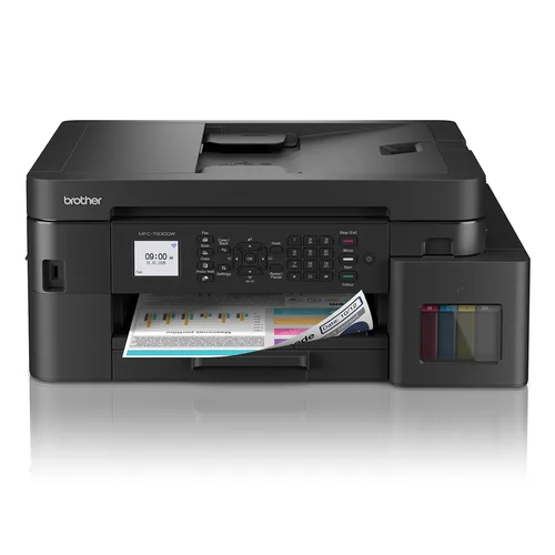 Multifuncional Tinta Continua Brother MFCT930DW - impresión dúplex, 30 ppm negro/26 ppm color, Wifi 2.4/5Ghz, Ethernet, cama plana color tamaño carta