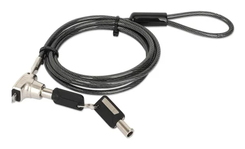 CANDADO LAPTOP,MANHATTAN,440509, NANO LLAVE 1.5M GRIS