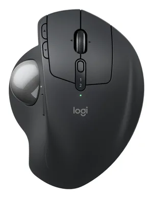 Mouse Optico LOGITECH Mx Ergo S Trackball Inalambrico Recargable Logi Bolt Negro