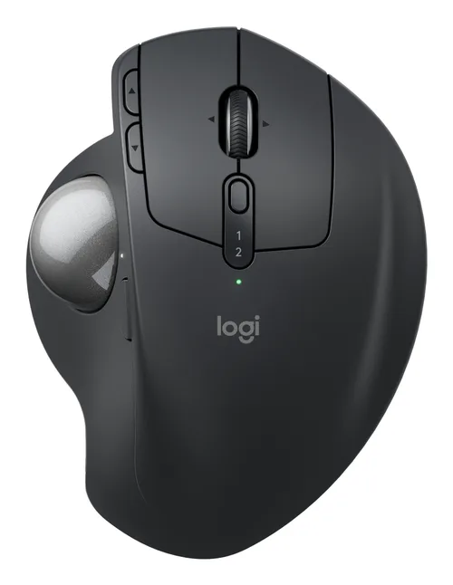 Mouse Optico LOGITECH Mx Ergo S Trackball Inalambrico Recargable Logi Bolt Negro