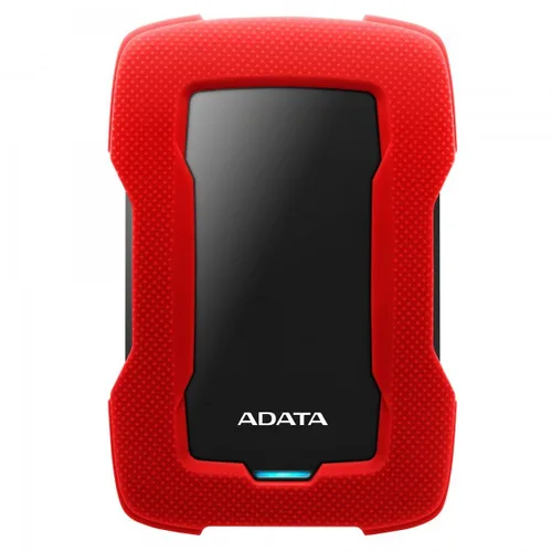 Discos Duros Disco Duro ADATA HD330 1TB Portatil 2.5 USB 3.2 Windows Mac Linux Contragolpes Slim Color Rojo (AHD330-1TU31-Crd)