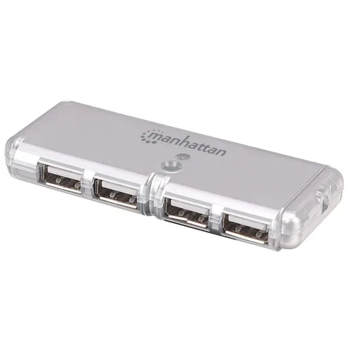 Accesorio Hub USB MANHATTAN ,160599, V2.0 4 Ptos Min