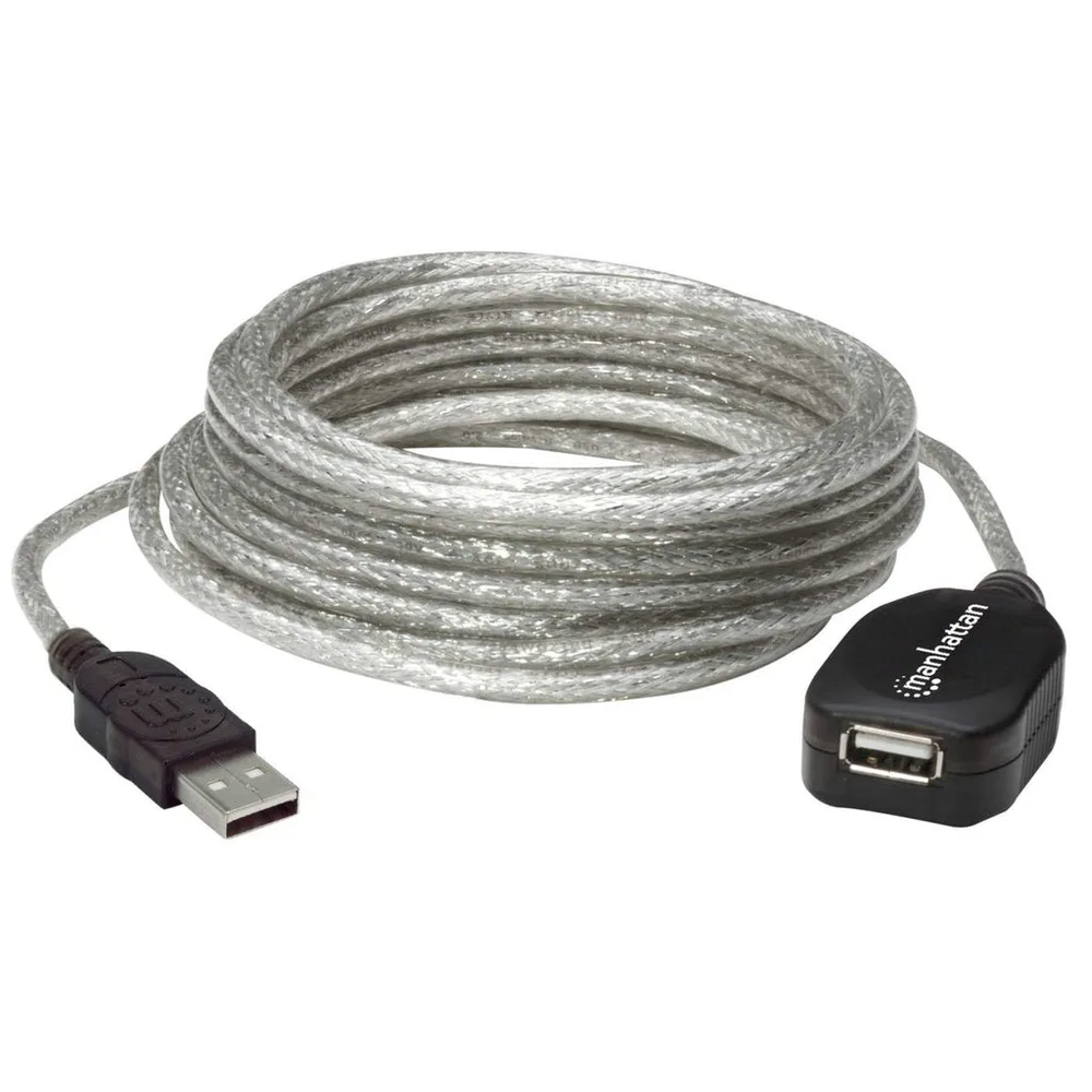 Cables Cable De Datos MANHATTAN ,519779, V2.0 Ext. Activa 4.9M