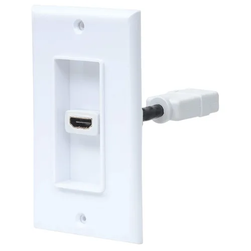 Accesorio Jacks MANHATTAN ,771719, Blanco Con Faceplate 1 Puerto