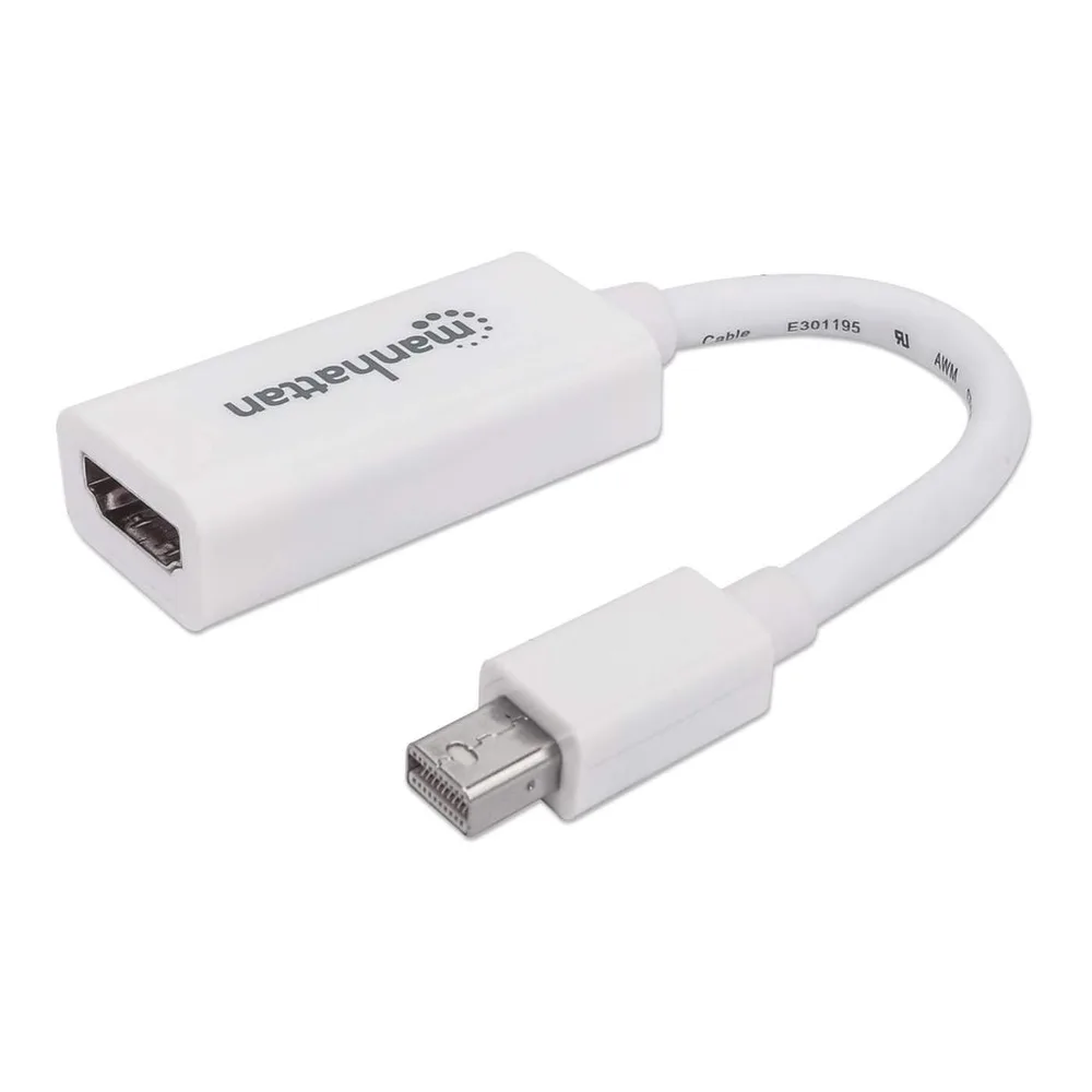Adaptador mini DisplayPort a HDMI MANHATTAN 322461 - 0.17 m, HDMI, Mini-DisplayPort