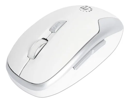 190350 Mouse Optico Inalambrico Blanco MANHATTAN