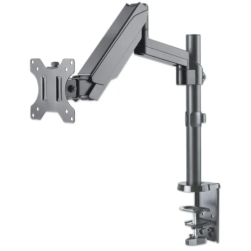 Soporte universal de pared para monitor MANHATTAN con pistón a gas - Soporta un monitor de 17 pulgadas a 32 pulgadas con pistón a gas,Soporta un