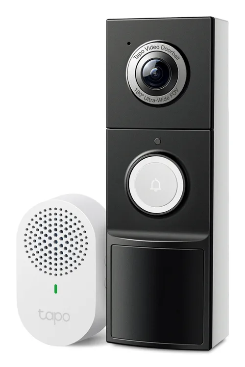 Smart Home Timbre Inteligente TP LINK | Tapo D235 | IP66 Con Visión 5MP Mejorada Y Alimentación Por Batería O Cable