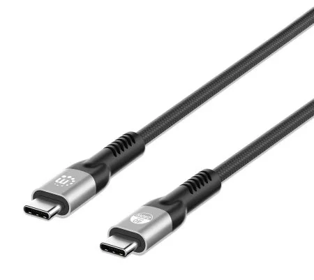 356374 Cable Usb-c Macho-macho 1M - Carga de Hasta 240W MANHATTAN Negro