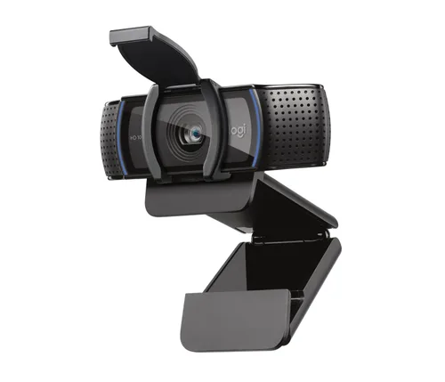 Cámara Camara Web LOGITECH C920S Pro Full HD 1080P 30 Fps 3MP Zoom Digital 1.2X Enfoque Automatico 2 Microfonos Tapa De Privacidad USB-A