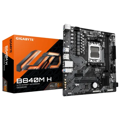 Tarjeta Madre Gigabyte Micro Atx B840M H - DDR5, AM5, 128 GB, para Amd