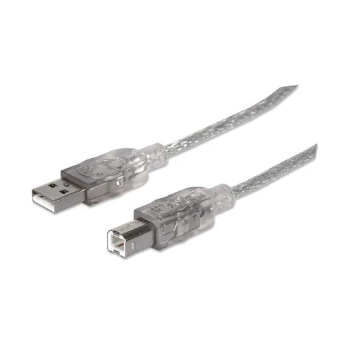 Cables Cable De Video MANHATTAN ,345408, V2.0 A-B 5.0M Plata